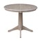 International Concepts Round 36 in Rd Top Pedestal Table, 12 in Leaf, 28.9 inH, Dining Ht, Washed Gray Taupe, 36 in W, 48 in L K09-36RXT-27B - alternate 3